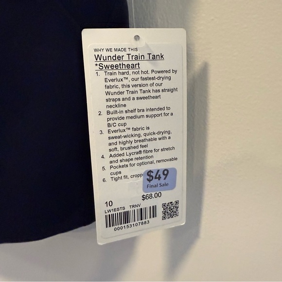 Women's Navy Blue Sleeveless Top - Picture 6 of 8